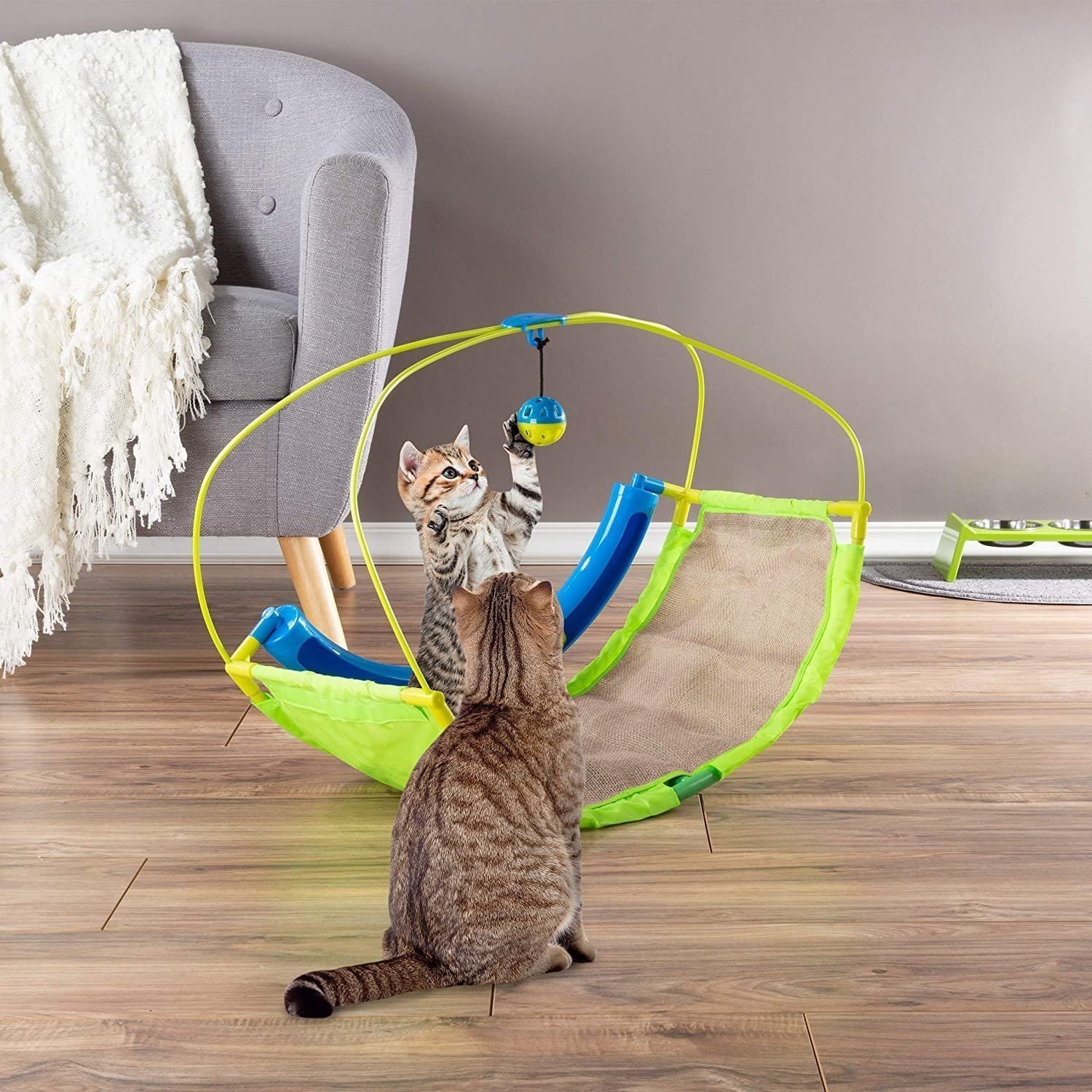911ijY4IaL._AC_SL1500_.jpg PETMAKER Interactive Cat Toy Rocking Activity Mat Collection - Image 1